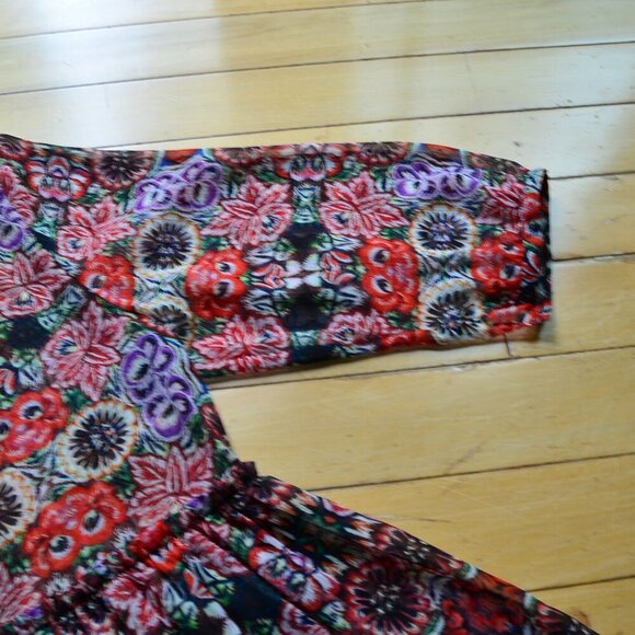 Rebecca Minkoff Floral Shirt Dress US Size 8 - Picture 6 of 13